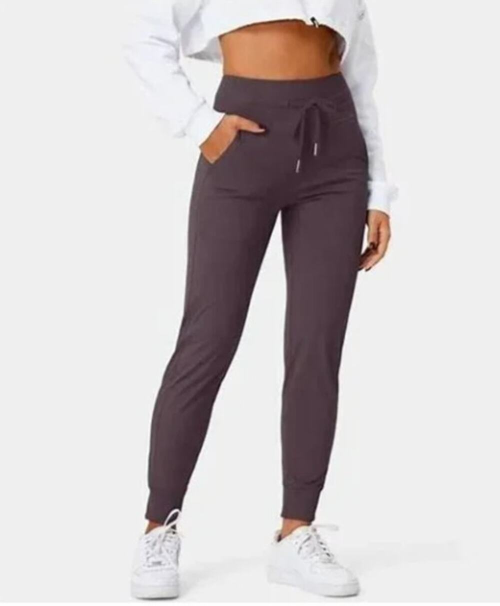 HALARA Softlyzero High Waisted Drawstring Cool Touch Pocket Joggers XS Tall